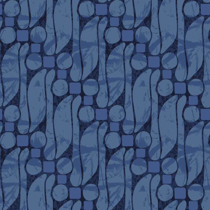 Batik - Deep - Trendy Custom Wallpaper | Contemporary Wallpaper Designs | The Detroit Wallpaper Co.