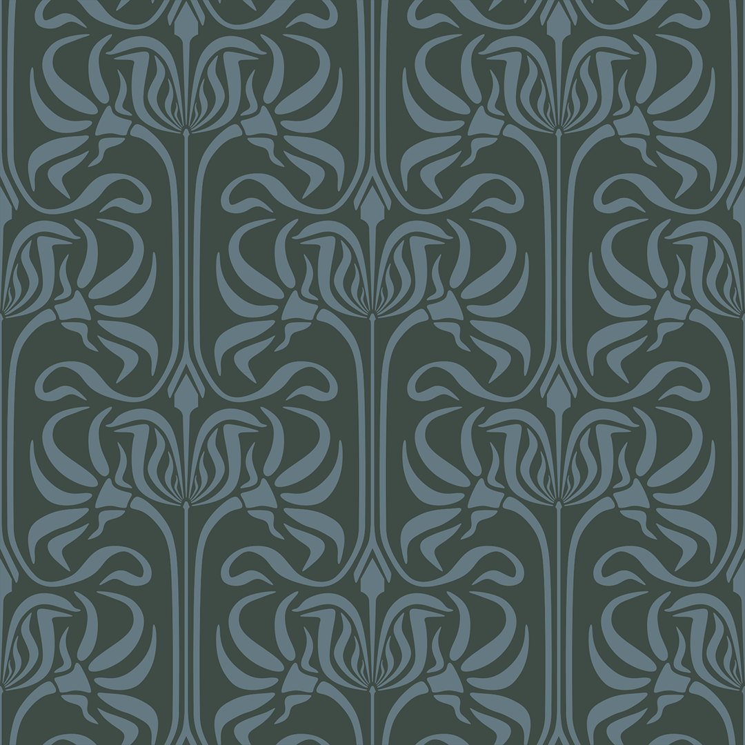 Bloom - Edison - Trendy Custom Wallpaper | Contemporary Wallpaper Designs | The Detroit Wallpaper Co.