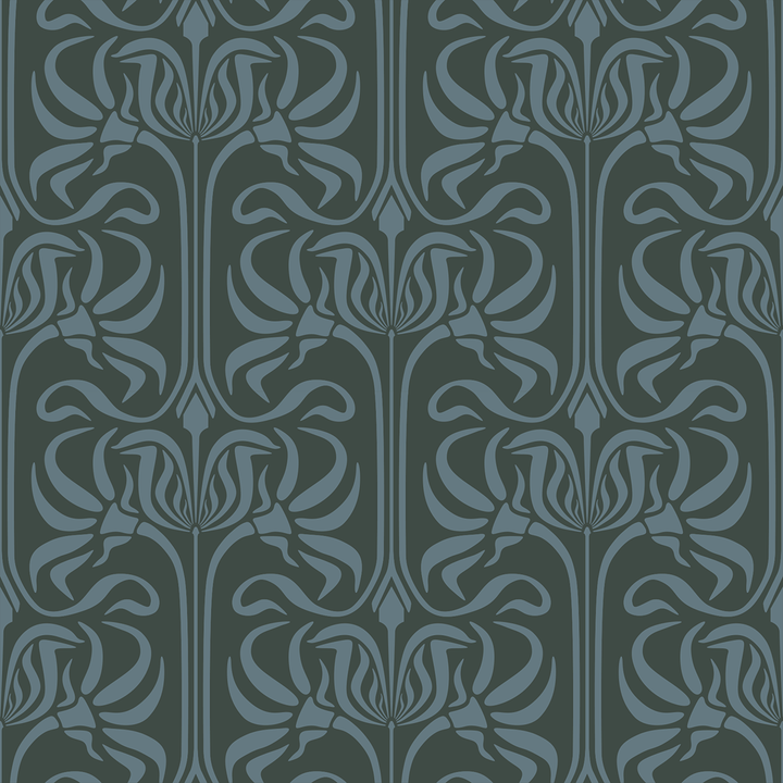 Bloom - Edison - Trendy Custom Wallpaper | Contemporary Wallpaper Designs | The Detroit Wallpaper Co.