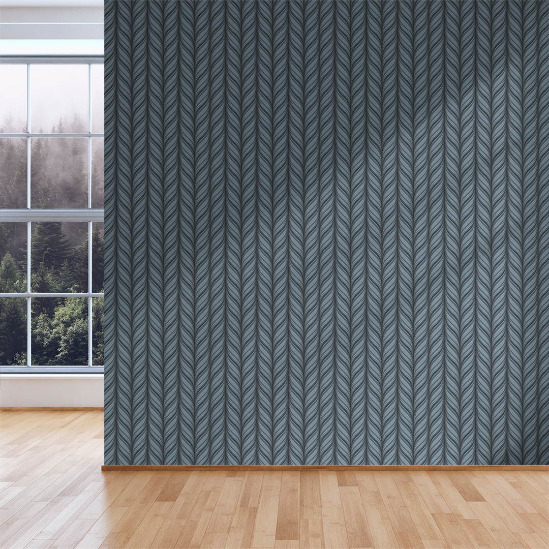 Cable Knit -  Industrial - Trendy Custom Wallpaper | Contemporary Wallpaper Designs | The Detroit Wallpaper Co.