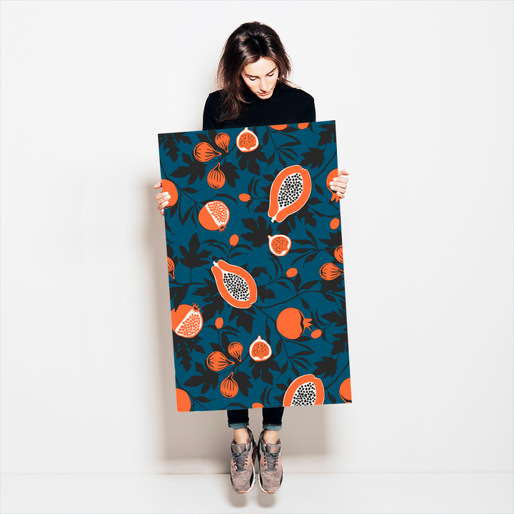Calimyrna - Papaya - Trendy Custom Wallpaper | Contemporary Wallpaper Designs | The Detroit Wallpaper Co.