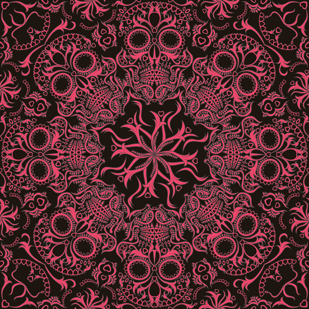 Dia de los Muertos - Altar - Trendy Custom Wallpaper | Contemporary Wallpaper Designs | The Detroit Wallpaper Co.