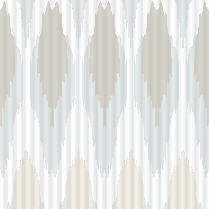 Ikat - Mineral - Trendy Custom Wallpaper | Contemporary Wallpaper Designs | The Detroit Wallpaper Co.