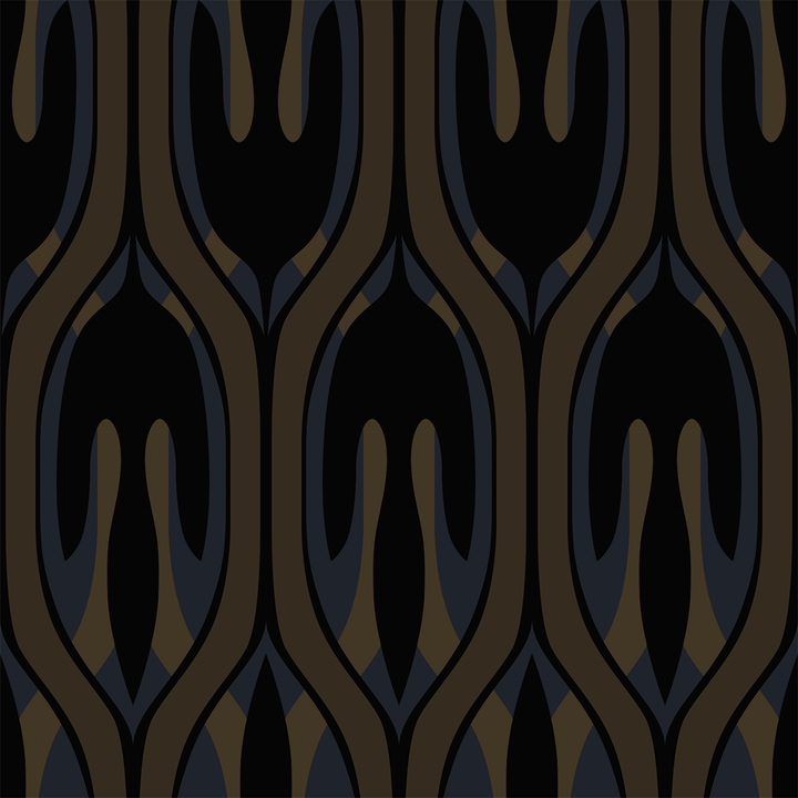 Leaf - Sultry - Trendy Custom Wallpaper | Contemporary Wallpaper Designs | The Detroit Wallpaper Co.