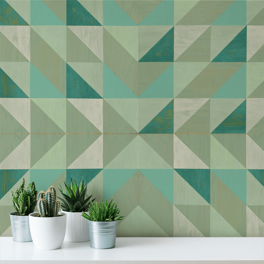 Lively Mint <br> Mirth Studios - The Detroit Wallpaper Co.