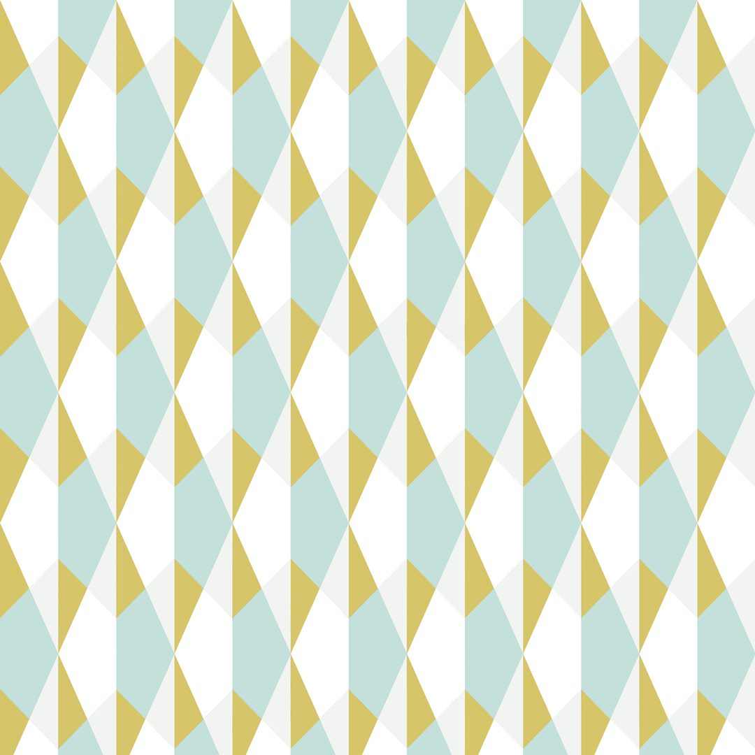 Origami - Mustard - The Detroit Wallpaper Co.