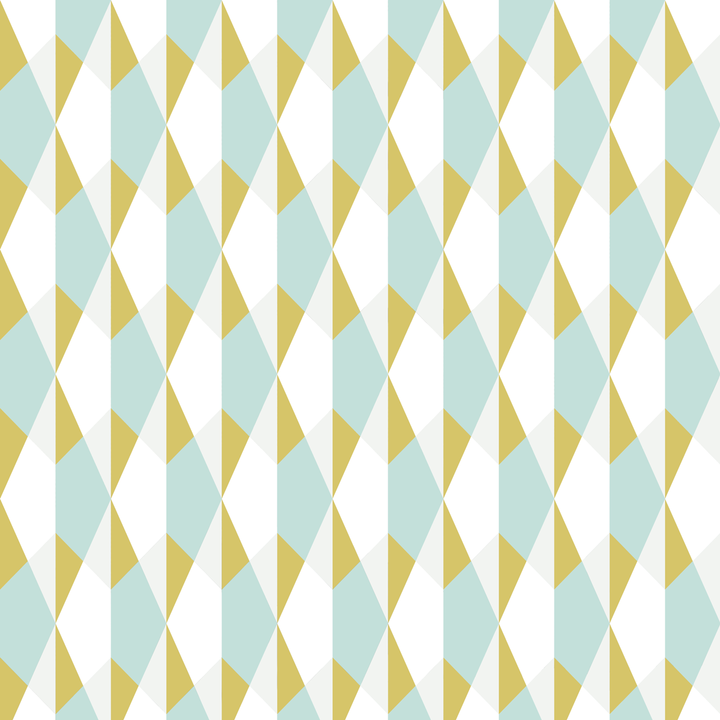 Origami - Mustard - The Detroit Wallpaper Co.