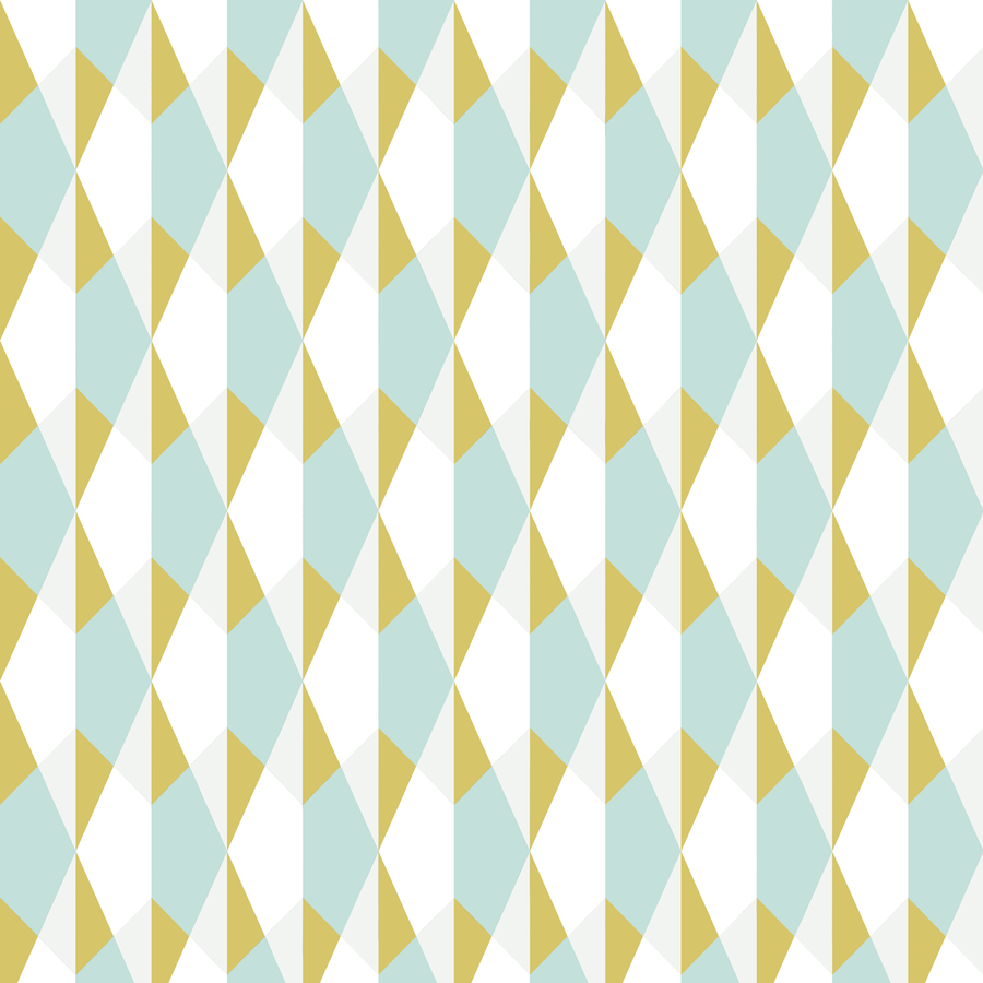 Origami - Mustard - The Detroit Wallpaper Co.