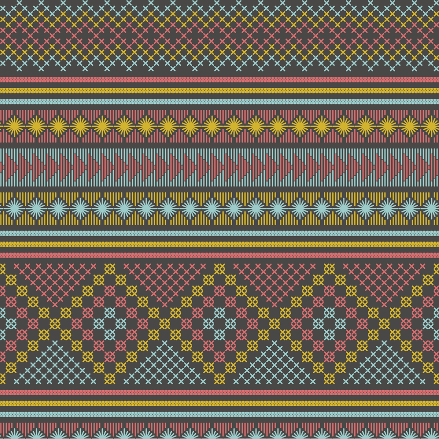 Stitch - Smyrna - The Detroit Wallpaper Co.