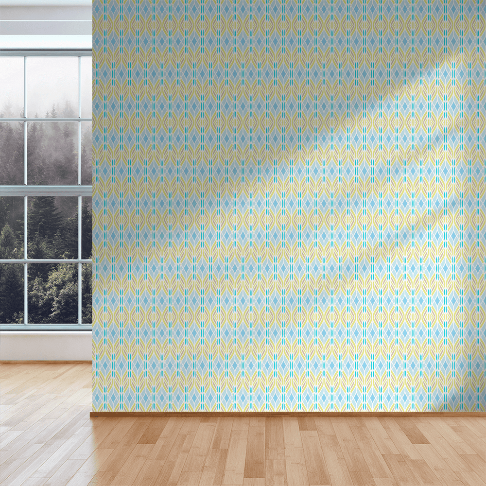 Trellis - Fresh - The Detroit Wallpaper Co.