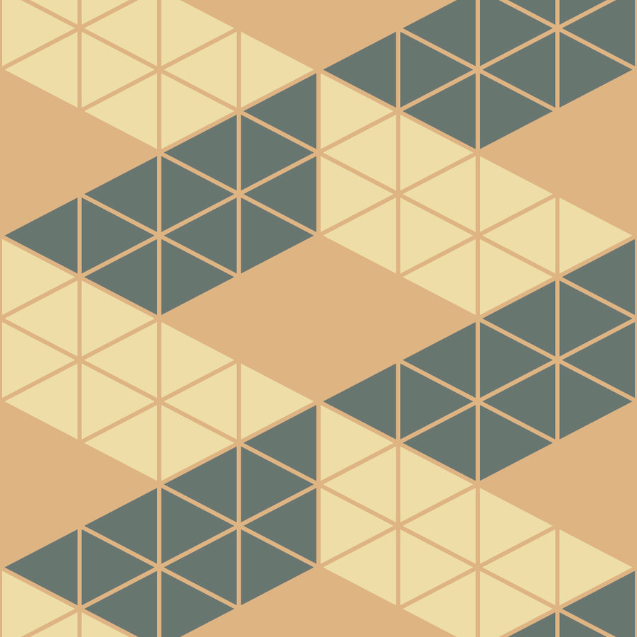 Zig Zag - Foundation <br> Wallpaper - The Detroit Wallpaper Co.