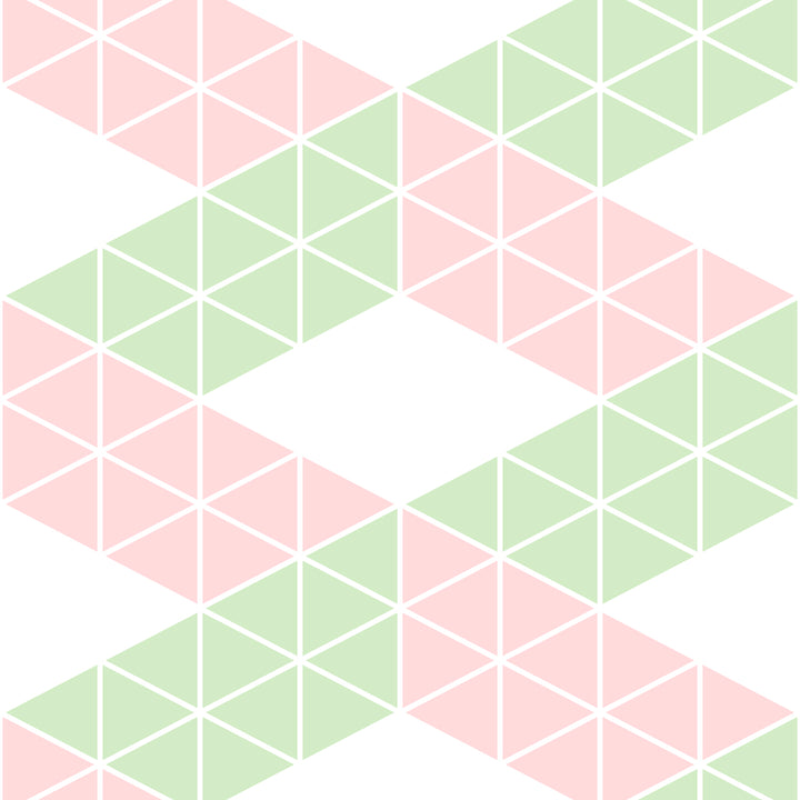 Zig Zag - Petal <br> Wallpaper - The Detroit Wallpaper Co.