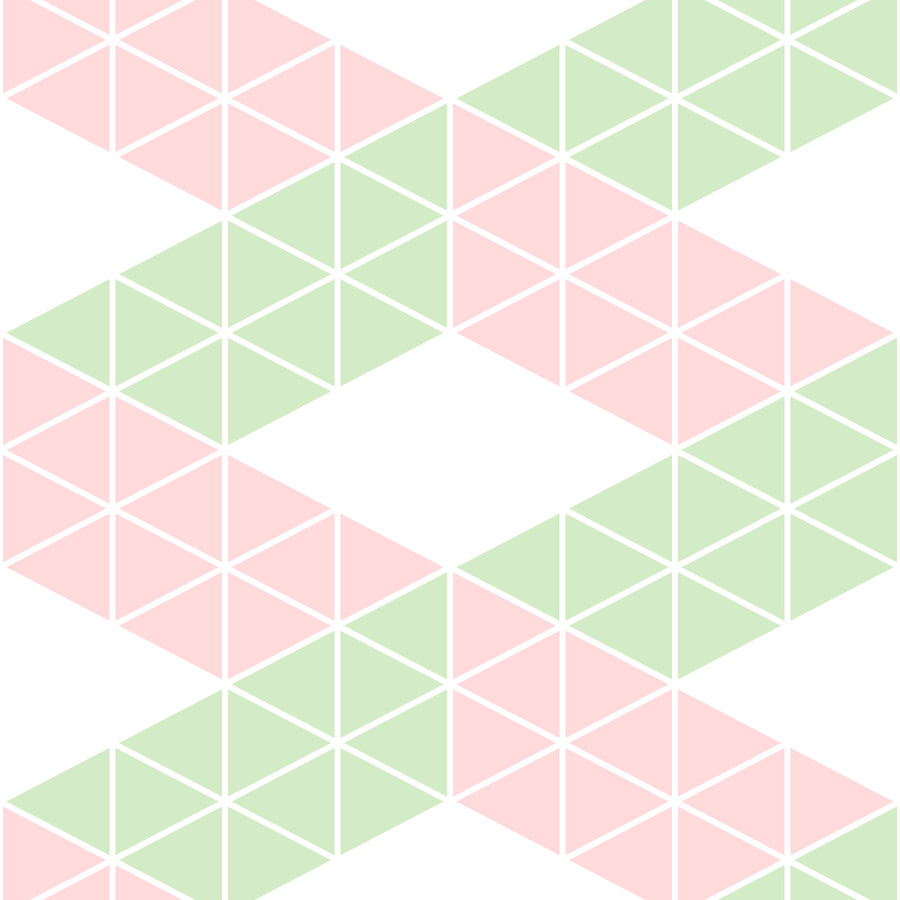Zig Zag - Petal <br> Wallpaper - The Detroit Wallpaper Co.
